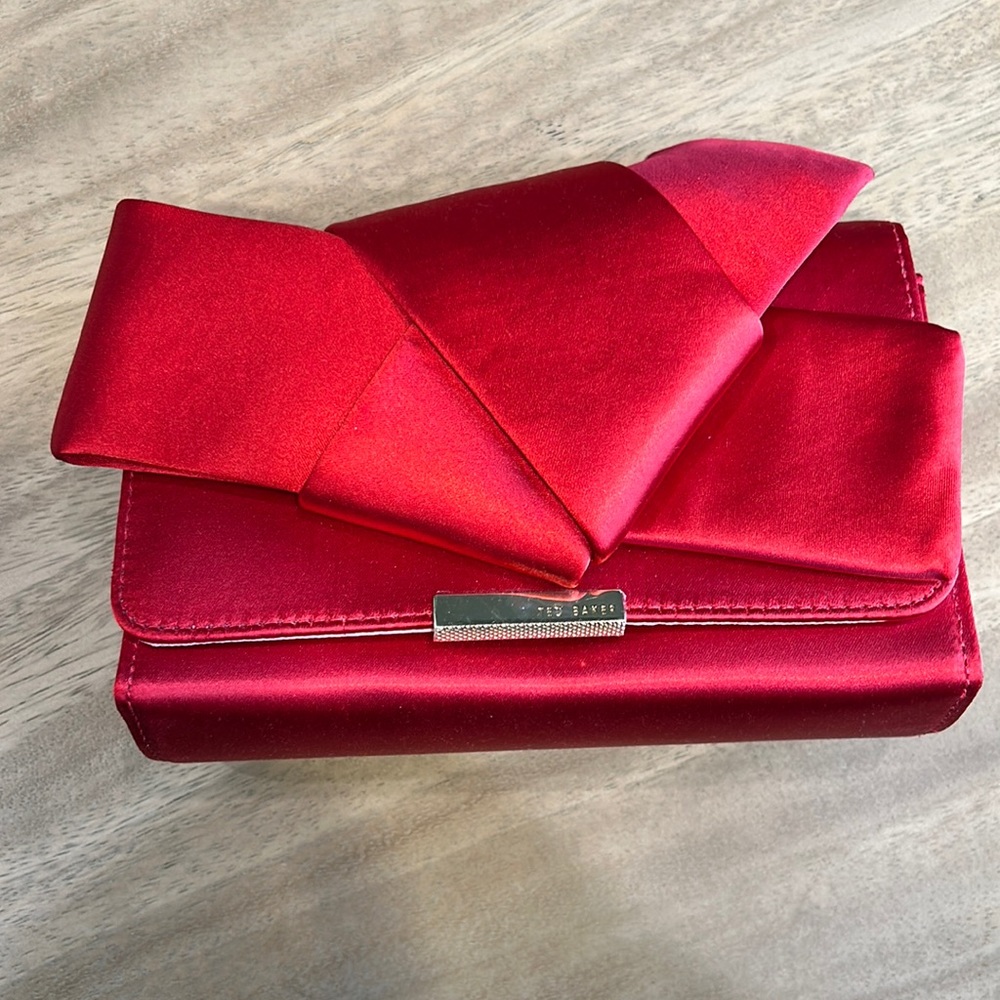 COPY - Ted Baker Red Clutch